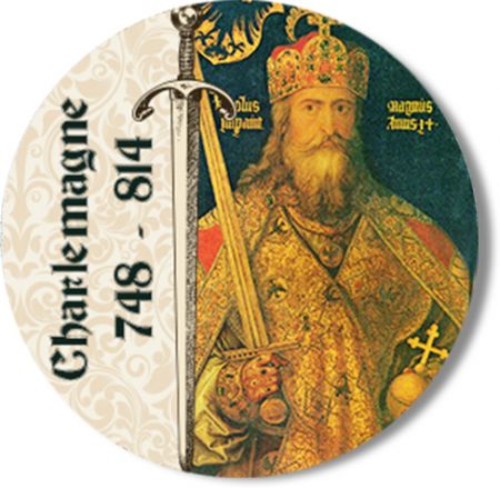 L\'année 2017 en monnaie - Avril - 1275e anniversaire de Charlemagne