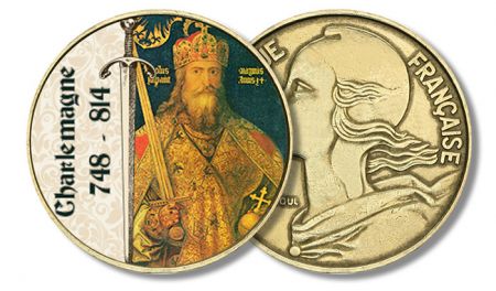 L\'année 2017 en monnaie - Avril - 1275e anniversaire de Charlemagne
