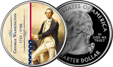 L\'année 2017 en monnaie - Février - 285e anniversaire de Georges Washington