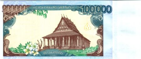 Laos 100000 Kip, Chao Zaysettha - 450 ans de la Nation - 2010