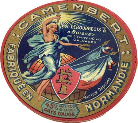 Léon Lebourgeois - Etiquette Camembert - Tyrosémiophilie