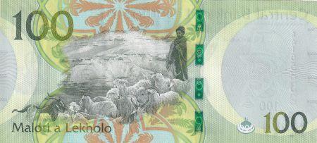 Lesotho 100 Maloti - Rois - Berger - 2021 - P.NEW