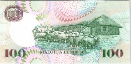 Lesotho 100 Maloti Roi Moshoeshoe I - 1999