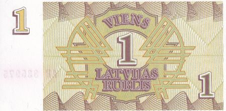Lettonie 1 Rubli - 1992 - Série AB - P.35