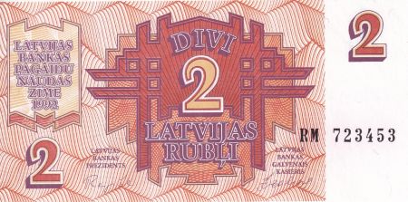 Lettonie 2 Rublei - 1992 - P.36