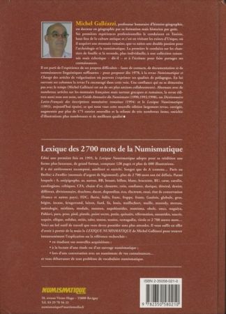 Lexique Numismatique, M. Galléazzi 2005