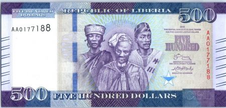 Liberia 500 Dollars, Personnages - Hyppopotame - 2016