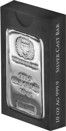 Lingot 10 Onces  Argent - Germania Mint