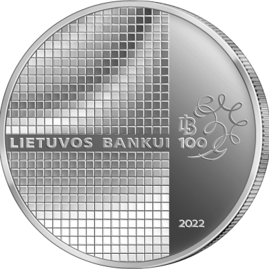 Lituanie 100 ans de la Banque de Lituanie - 1 5 Euros 2022 Lituanie