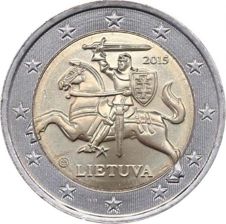 Lituanie 2 Euro Chevalier Vytis - 2015
