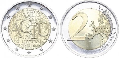 Lituanie 2 Euro Langue lituanienne ACIU - 2015