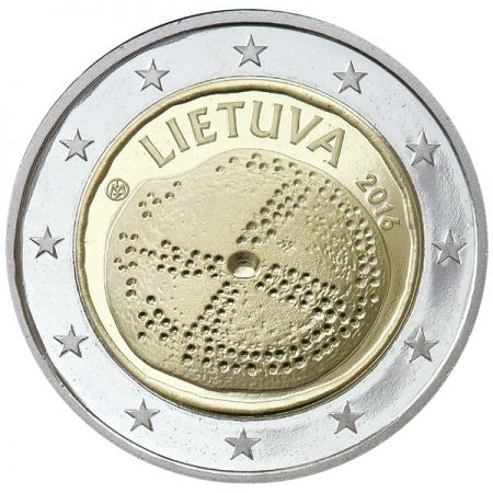 Lituanie 2 Euros Commémo. LITUANIE 2016 - Culture baltique