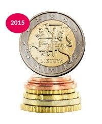 Lituanie Série 8 monnaies 2015