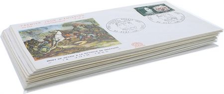 LOT de 20 Enveloppes philatéliques 1e jour - Objet de collection - Philatélie