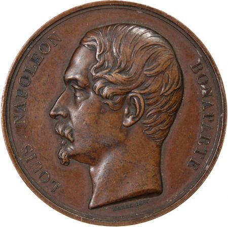 LOUIS-NAPOLEON BONAPARTE - MÉDAILLE CUIVRE - ELECTION DE 1848