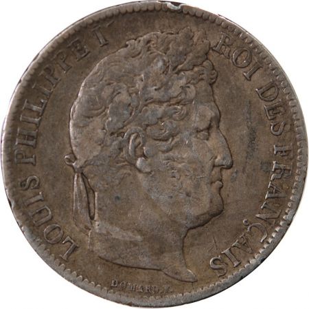 LOUIS PHILIPPE - 5 FRANCS 1831 BB STRASBOURG Tranche en creux\ \ 