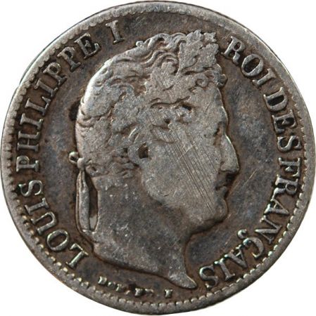 LOUIS-PHILIPPE Ier - 1/2 FRANC ARGENT 1842 BB STRASBOURG
