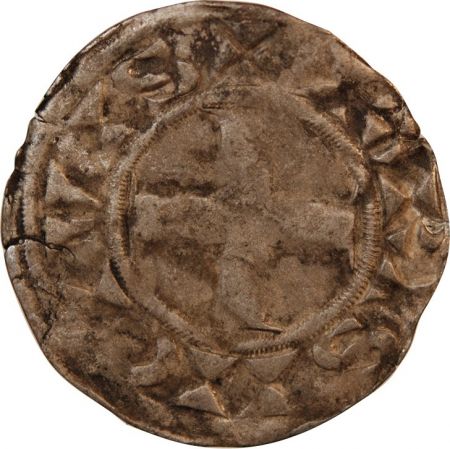 LOUIS VII LE JEUNE - DENIER PARISIS 1137 / 1180