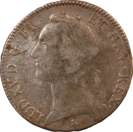 LOUIS XV - ECU ARGENT AU BANDEAU 1766 M TOULOUSE