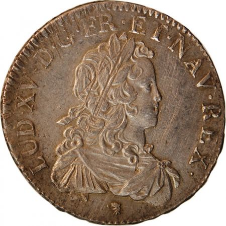 LOUIS XV - ECU DE FRANCE 1724 R ORLEANS R5