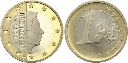 Luxembourg 1 Euro - 2002 - Frappe BE