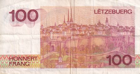 Luxembourg 100 Francs - Grand Duc Jean - 1980 - P.57