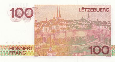 Luxembourg 100 Francs 1986 - Grand Duc Jean