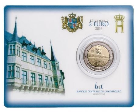 Luxembourg 2 Euro Pont Grande-Duchesse Charlotte - 2016 coincard