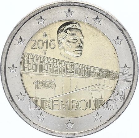 Luxembourg 2 Euro Pont Grande-Duchesse Charlotte - 2016