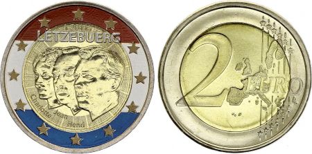 Luxembourg 2 Euros - Jean Lieutenant-Représentant - Colorisée - 2011