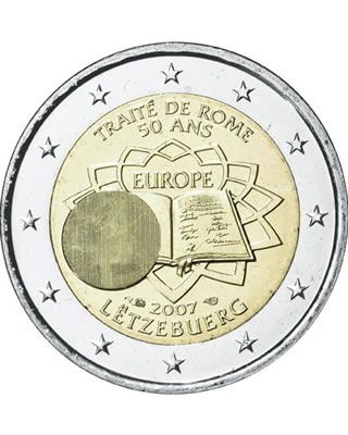 Luxembourg 2 Euros Commémo. LUXEMBOURG 2007 - Traité de Rome