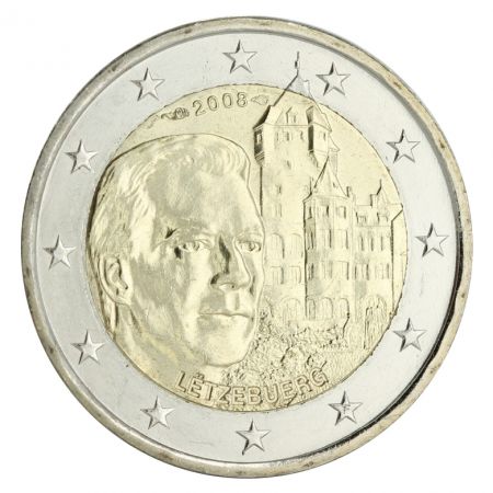Luxembourg 2 Euros Commémo. LUXEMBOURG 2008 - Château de Colmar-Berg.