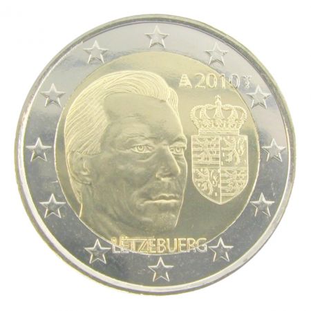 Luxembourg 2 Euros Commémo. LUXEMBOURG 2010 - Armoiries du Grand-Duc Henri