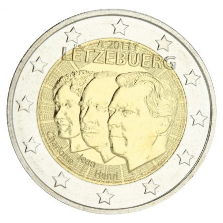 Luxembourg 2 Euros Commémo. LUXEMBOURG 2011 - Jean Lieutenant-Représentant