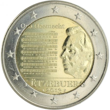 Luxembourg 2 Euros Commémo. LUXEMBOURG 2013 - Hymne National