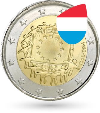 Luxembourg 2 Euros Commémo. LUXEMBOURG 2015 - 30 ans du drapeau européen