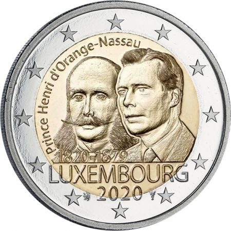 Luxembourg 2 EUROS COMMÉMO LUXEMBOURG 2020 - 200 ans du Prince Henri d\'Orange-Nassau