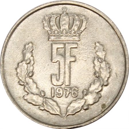 Luxembourg 5 Francs LUXEMBOURG 1976