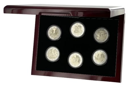 Luxembourg COFFRET BE 6 X 2 EUROS 2019 - 2020 - 2021 LUXEMBOURG