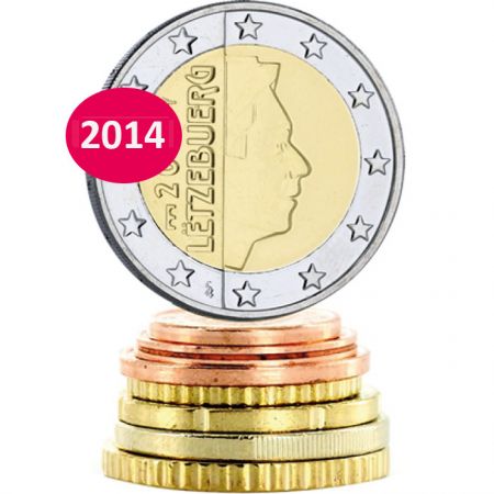 Luxembourg Série Euros Luxembourg 2014 - 8 monnaies