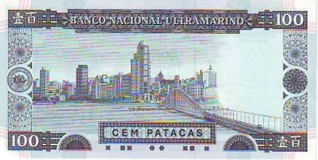 Macao 100 Patacas Jonque - Cité