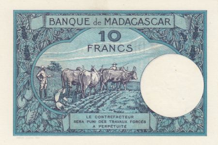 Madagascar 10 Francs Type 1926  - ND(1948-57) - Série R.2006
