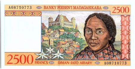 Madagascar 2500 Francs Femme - Tissage -1996