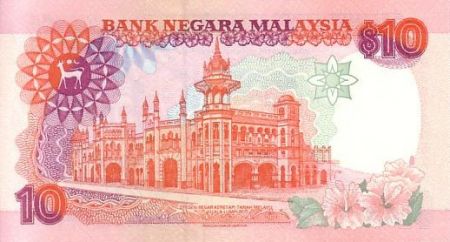 Malaisie 10 Ringitt T.A. Rahman - Gare - FCO - 1995