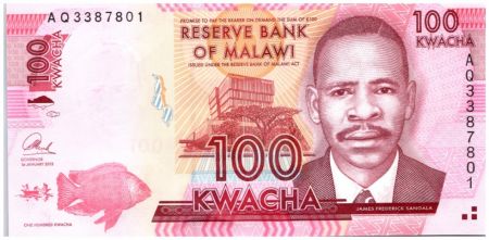 Malawi 100 Kwacha James Frederick Sangala - 2013
