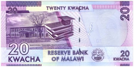 Malawi 20 Kwacha Inkosi Ya Makhosi M Mbelwa II