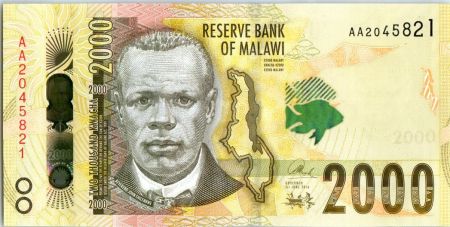 Malawi 2000 Kwacha, Jose Chilembwe - Banque - 2016