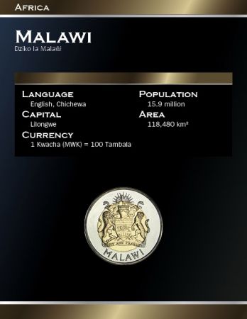 Malawi 5 Kwacha 2006 Malawi - Bimétallique