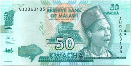Malawi 50 Kwacha Philip Gomani II - 2015