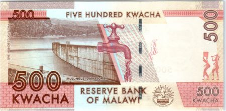 Malawi 500 Kwacha, Jose Chilembwe - Barrage 2015
